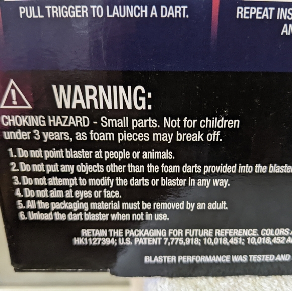 Air Warriors Equalizer Toy Gun With Long Distance Darts & 3 Target Cans - Picture 6 of 12